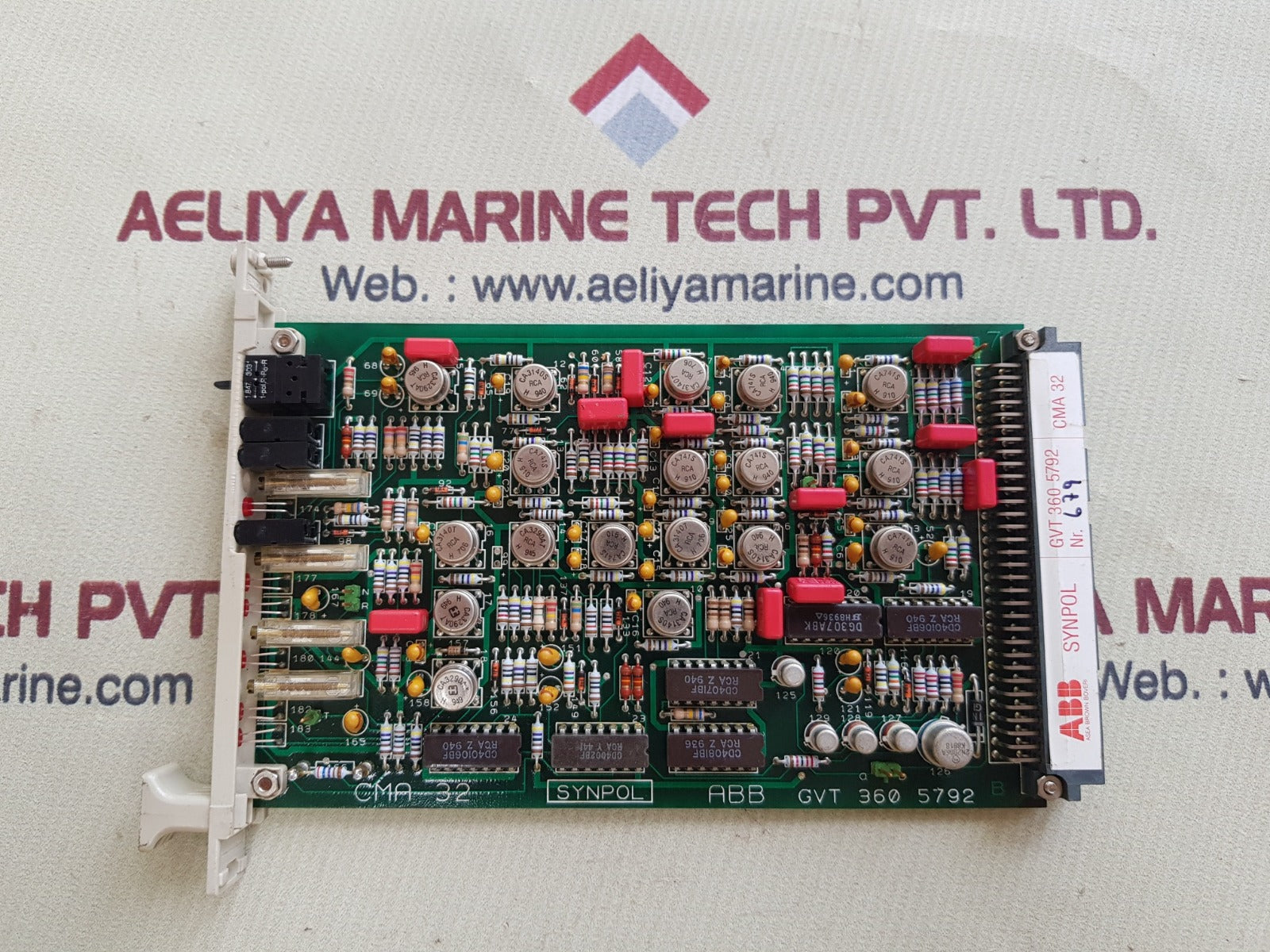 Abb synpol cma 32 gvt 360 5792 pcb card