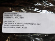 Stork-kwant pcb 98033d telegraph relay system alarm propulsion control