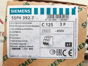 Siemens 5sp4 392-7 3p c125 mcb miniature circuit breaker