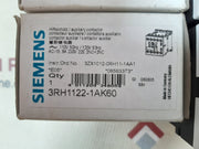 Siemens sirius 3rh1122-1ak60 auxiliary contactor