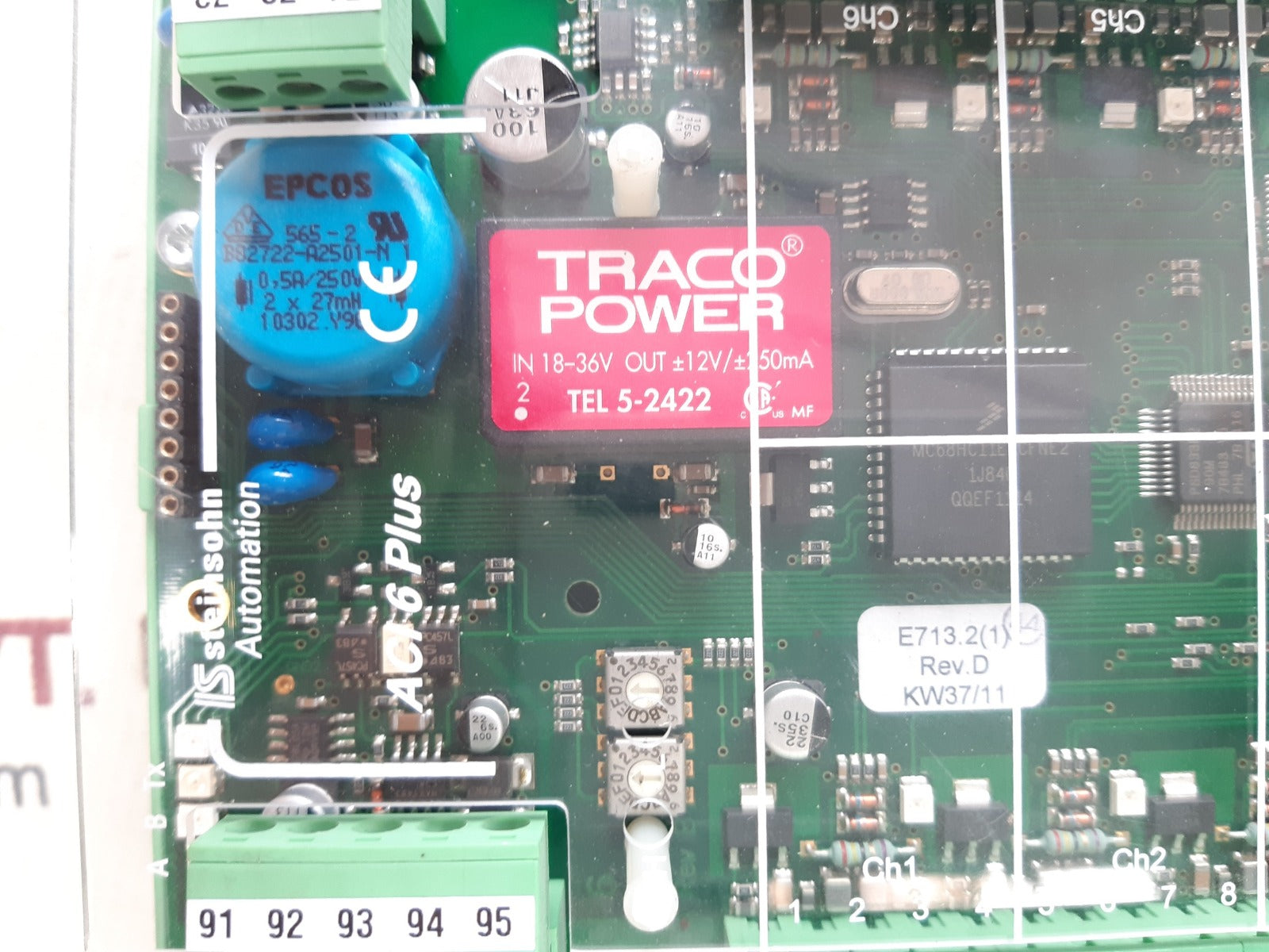 Steinsohn automation f101003a aci 6 plus analog rev.k