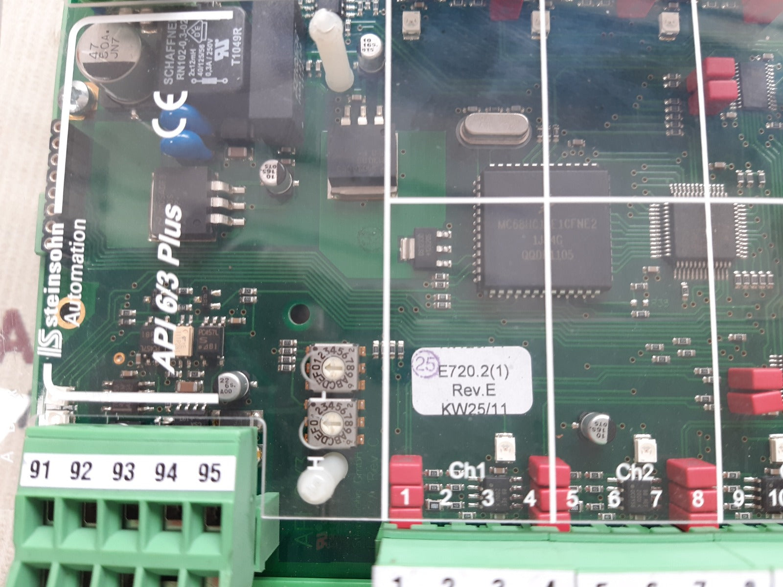 Steinsohn automation f102004a api 6/3 plus analog module