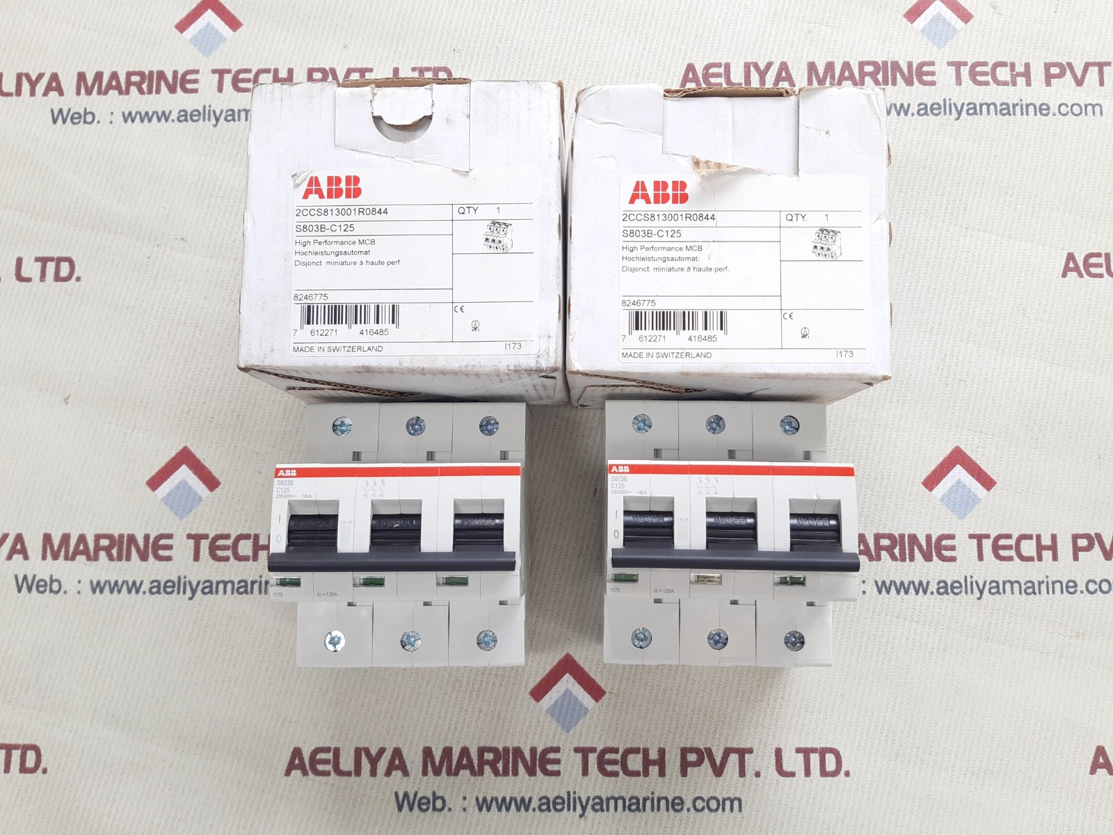 Abb s803b-c125 mcb circuit breaker