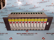 Detcon model 12/12b hydrogen sulfide monitor ppm h2s rack