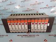 Detcon model 12/12b combustible gas monitor % lel rack