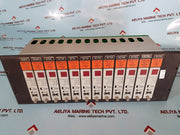 Detcon model 12/12b combustible gas monitor % lel rack