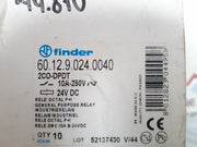 Finder 60.12.9.024.0040 relay 10a 250v