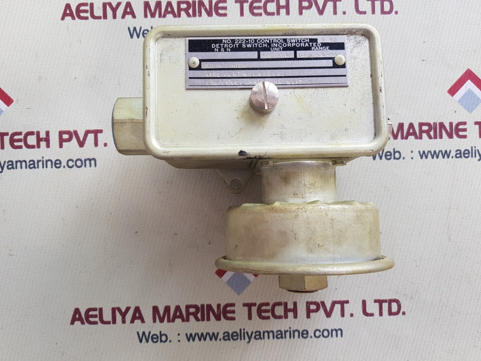 Detroit 4500-7 low level pressure switch