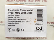 Oj Electronics Mtc-2991-uch Electronic Heating Thermostat 120Vac 50-60Hz