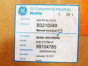 Ge multilin 489-p5-hi-a20-e generator management relay