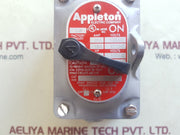 Appleton Edsc150F1 11/10M Snap Switch For Use In Hazardous Location