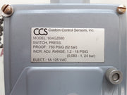 Ccs 604Gz680 Pressure Switch 1A 125 Vac