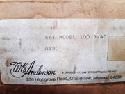 W.e.anderson 100 size 3/4