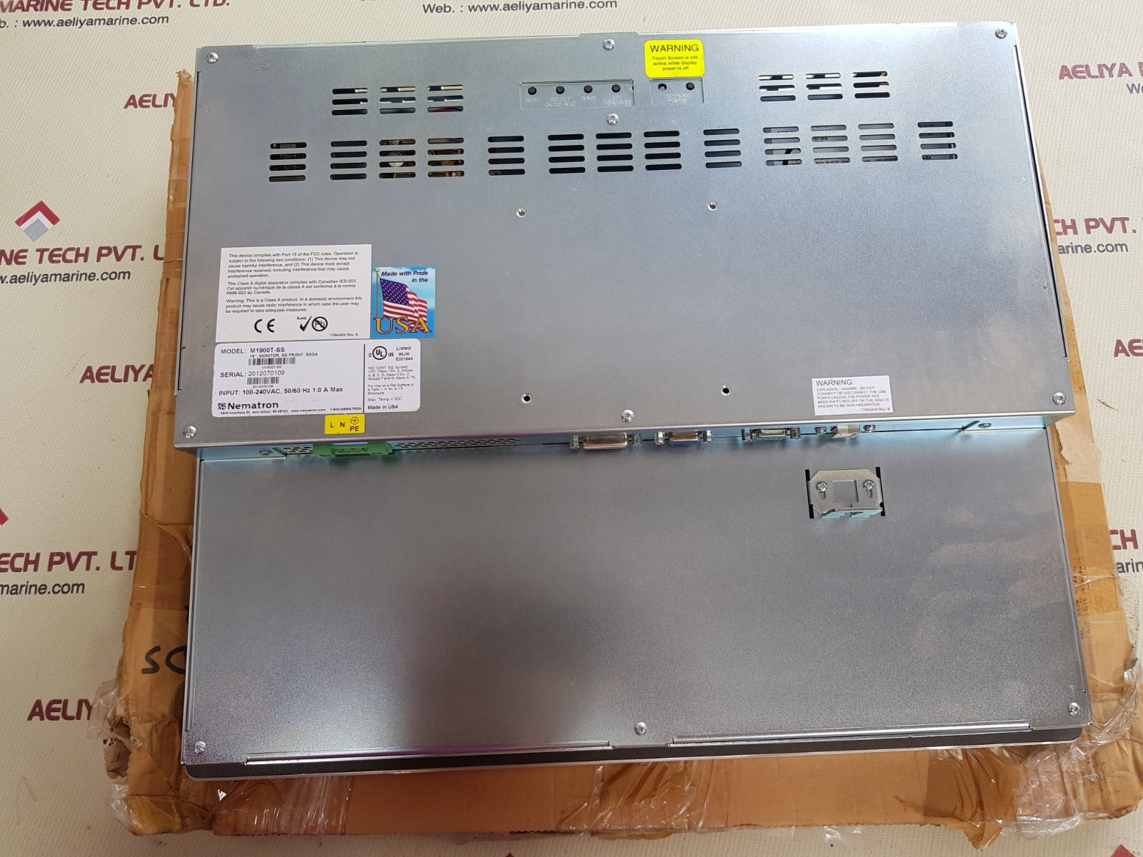 Nematron m1900t-ss 19" monitor display