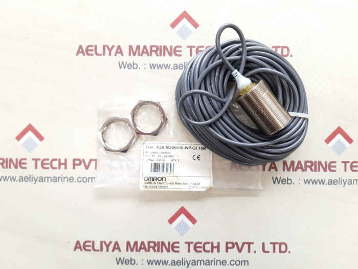 Omron e2a-m30ks10-wp-c3 15m proximity switch