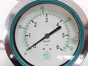 Birch 0-6 kg/cm2,0-80 psi compound gauge