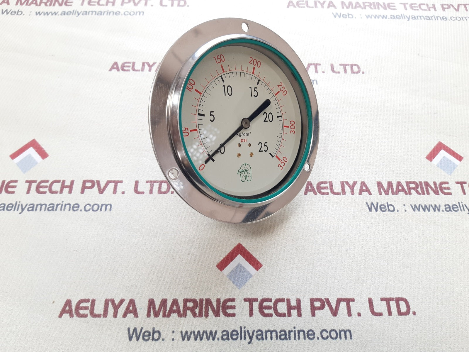 Birch 0-25 kg/cm2,0-350 psi compound gauge