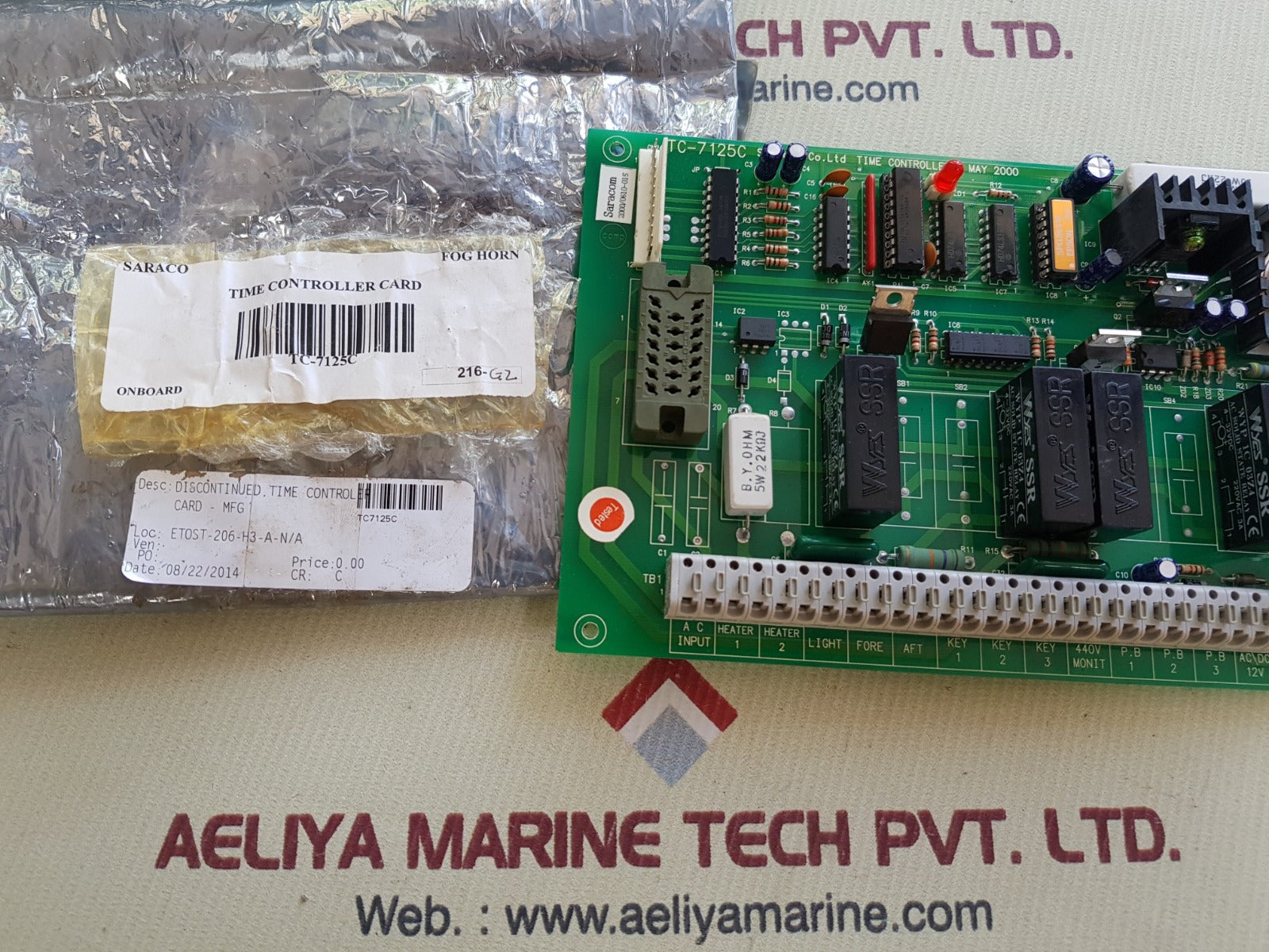 Saracom tc-7125c time controller card