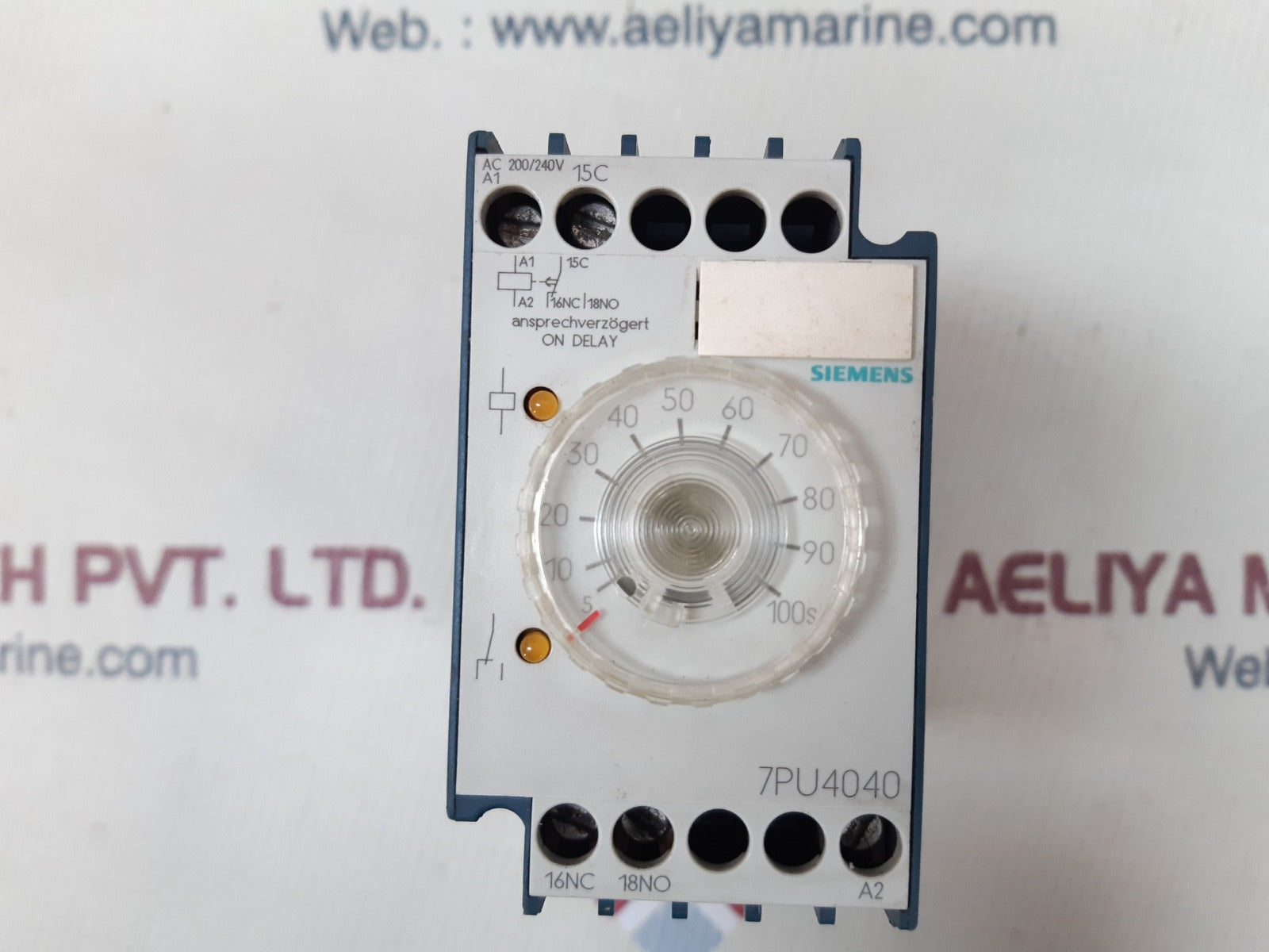 Siemens 7pu4040-3an20 on delay timer