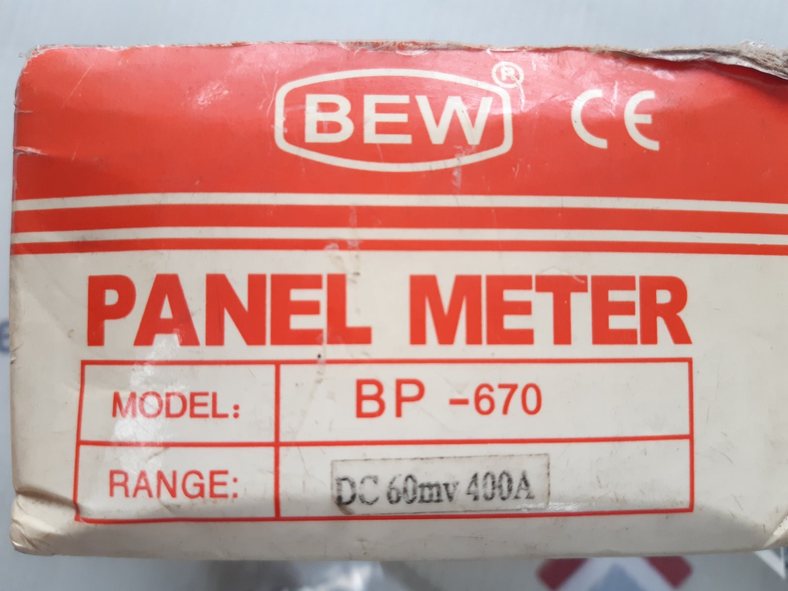 Bew bp-670 panel meter 0-400a