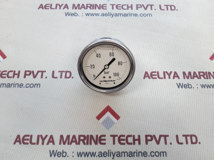 Nuova fima en 837-1 pressure gauge 0-100bar