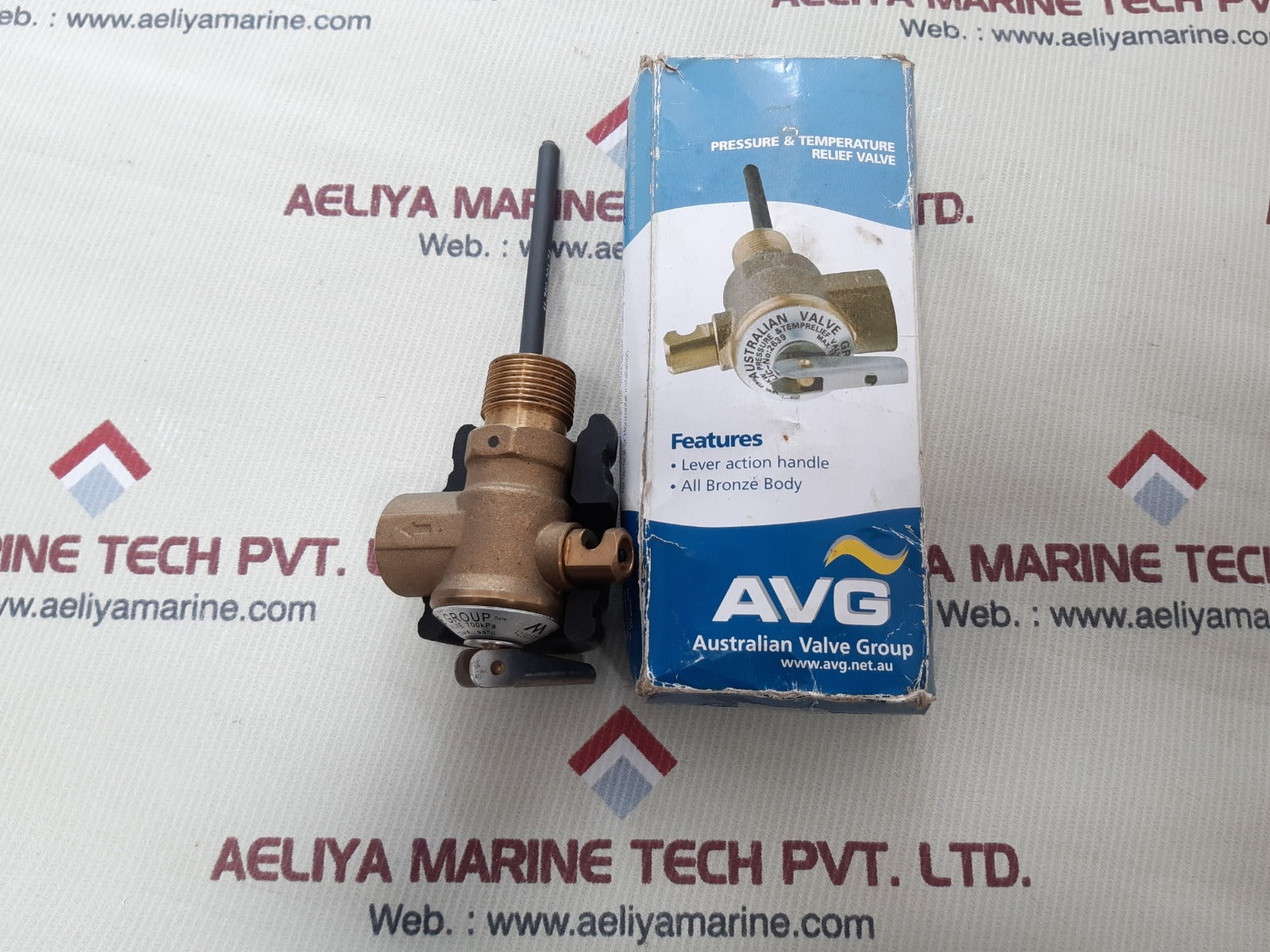 Avg ptr20 pressure & temp relief valve