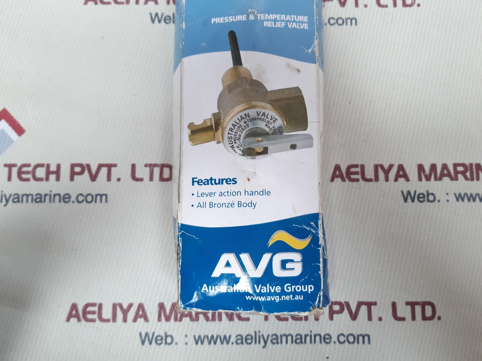 Avg ptr20 pressure & temp relief valve