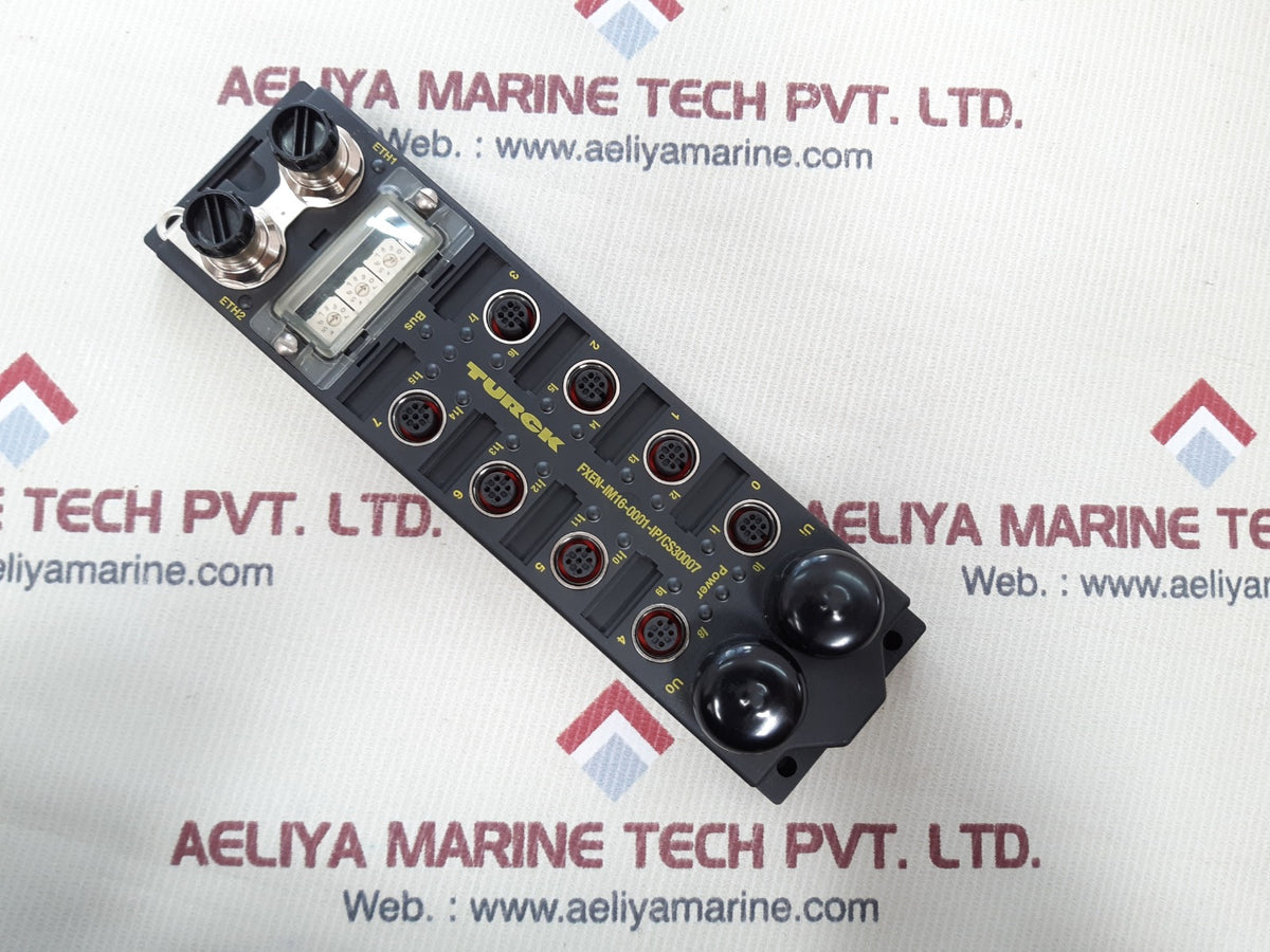 Turck Fxen-im16-0001-ip/Cs30007 Ethernet/Input Output Station Module,1 ...