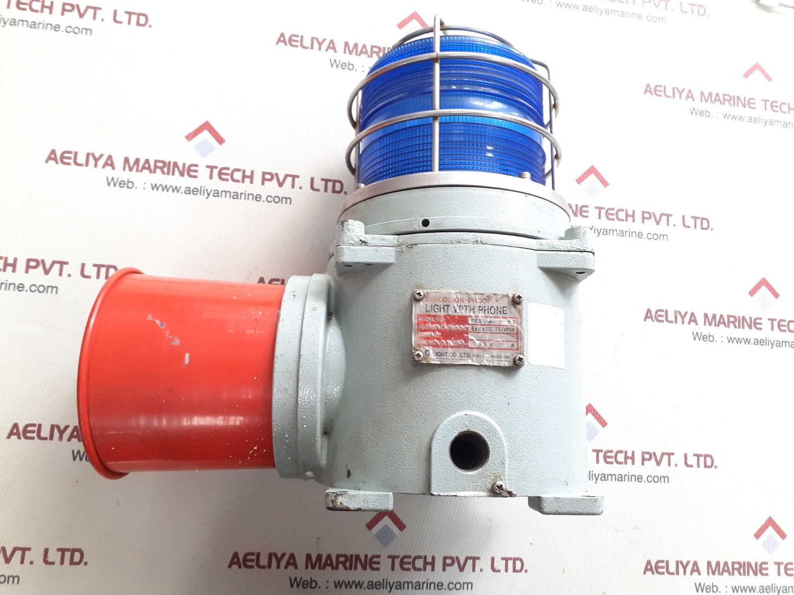 Q-light sesa-m-s-ws explosion-proof light with phone