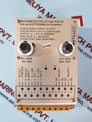 Elettromar Rt2/2S Tachometer Relay 0-1Ma/0/1000Rpm