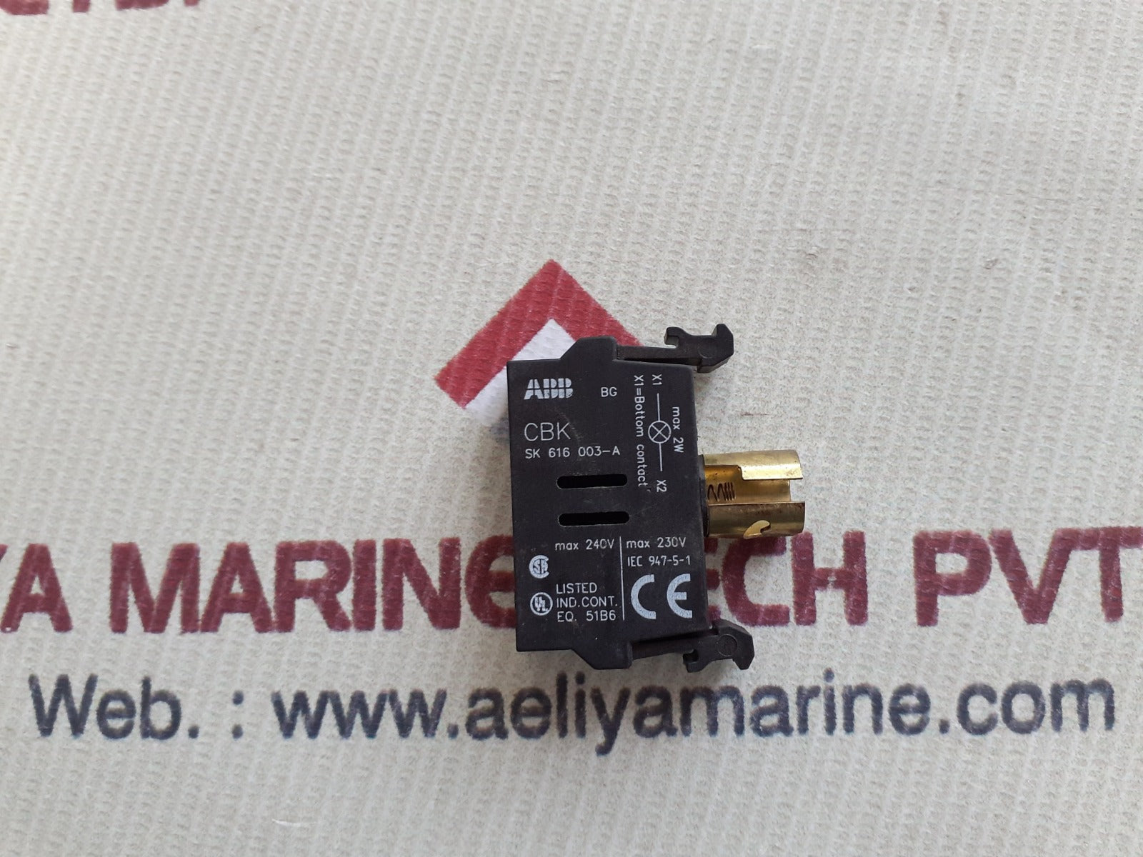 ABB cbk sk 616 003-a lamp block module