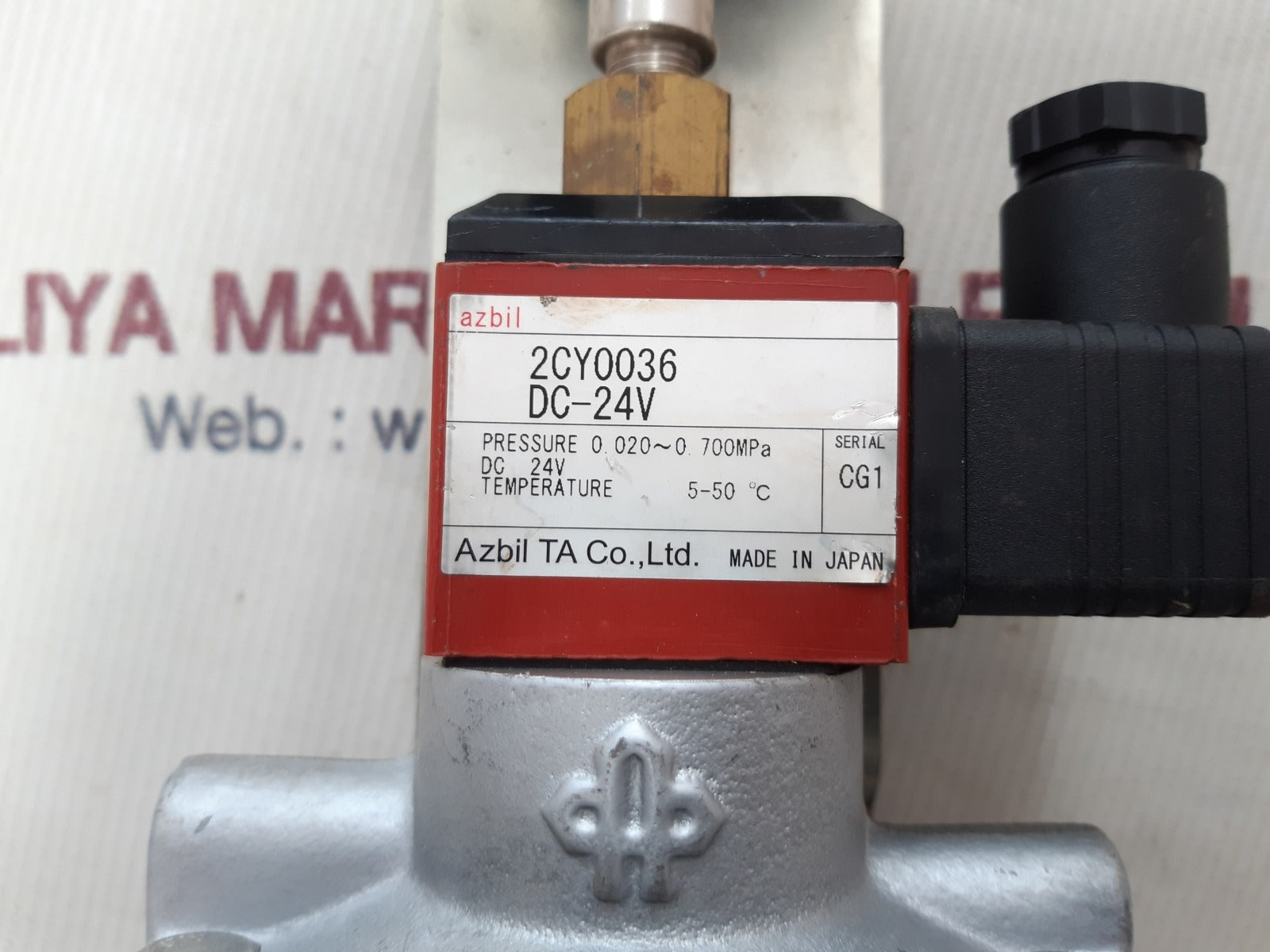 Azbil 2cy0036 valve