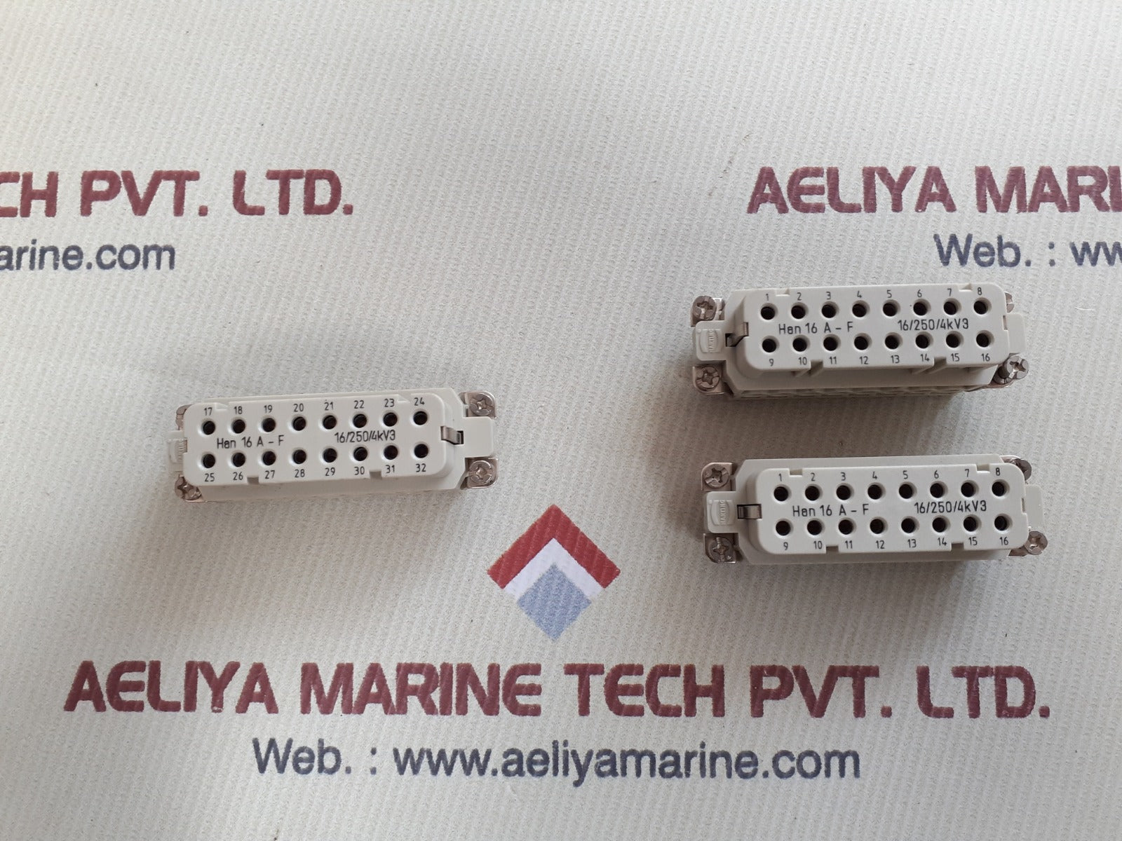 Harting han 16 a-f-s connector 