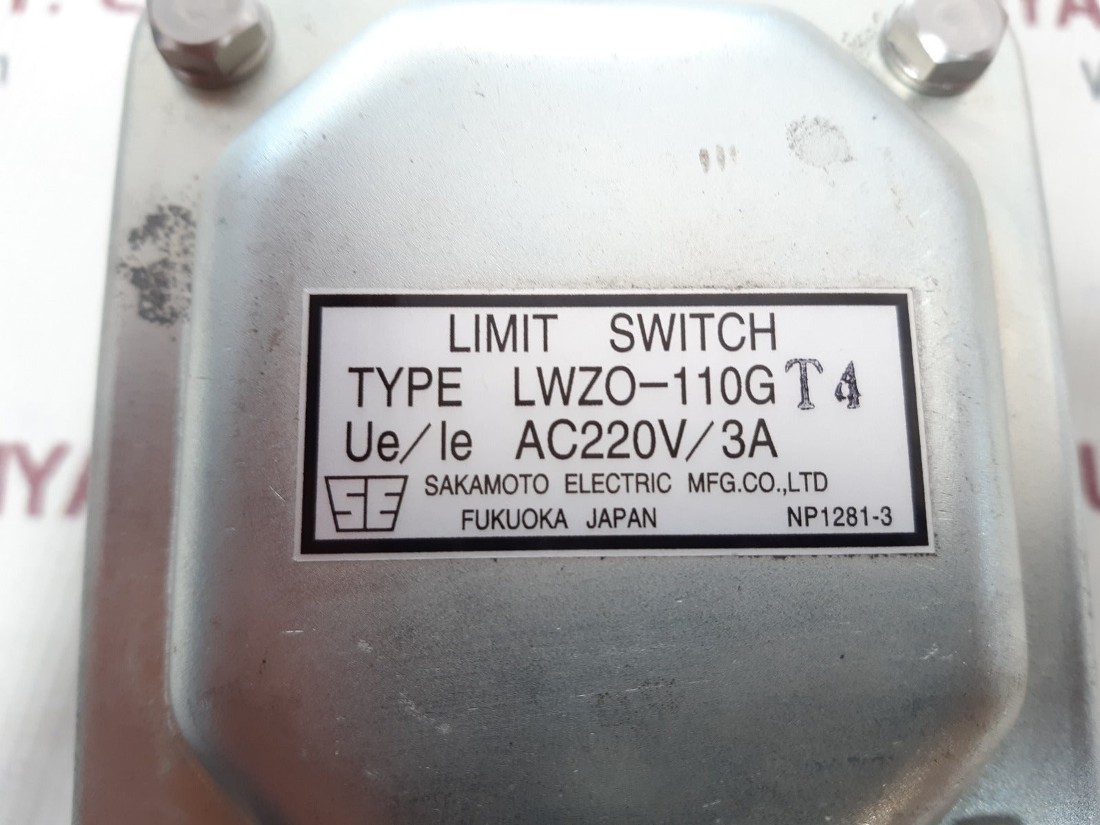 Sakamoto lwzo-110gt4 limit switch