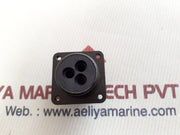 Lot of 3X Amphenol A Cc02e20-19p 025 Circular Connector 8Pin