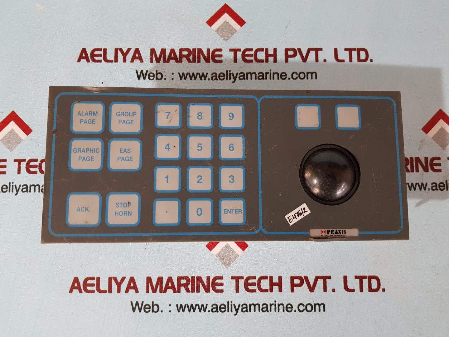 Praxis 91.6.020.643 control panel