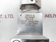 Gilmore 25311-3 Relief Valve G218598 Rev K Mwp.9500 Psi 5500Psi