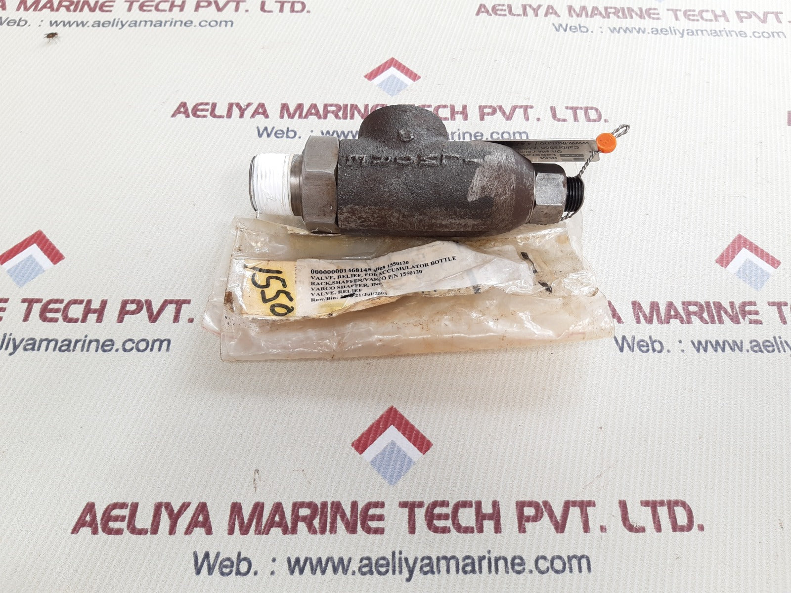 Varco 1550120 relief valve
