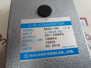 Nagano keiki kg20-15c i/p converter