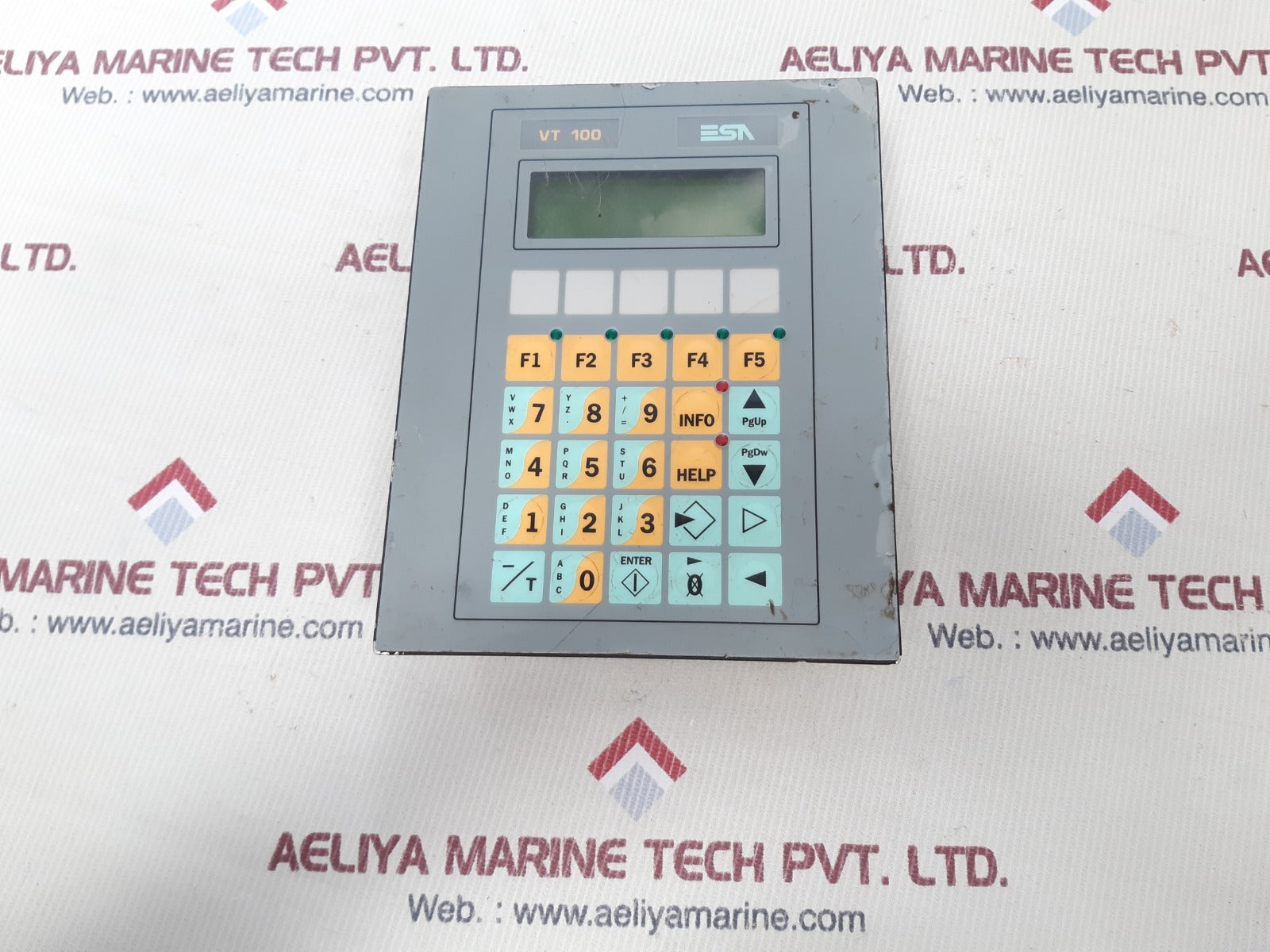 Esa vt 100 operator panel
