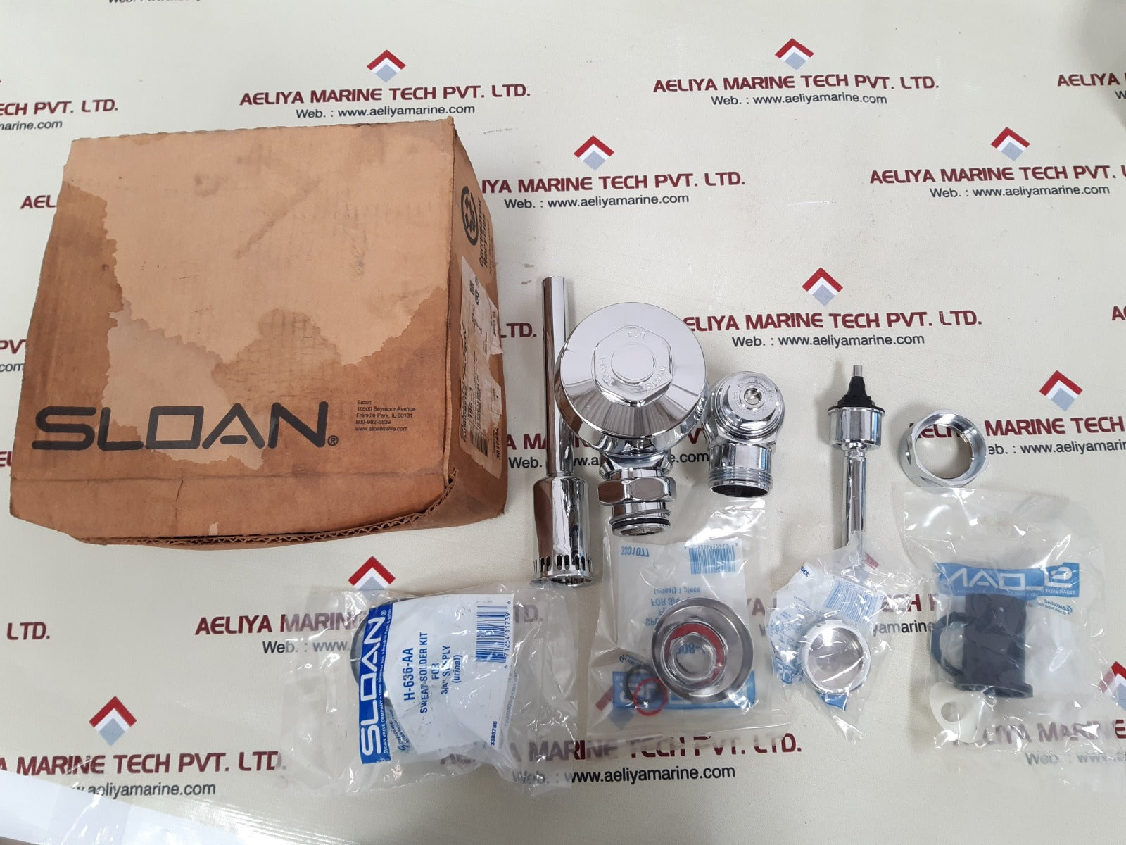 Sloan 186-1 w/ set screw sweat kit