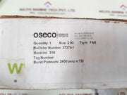 Oseco fas rupture disc