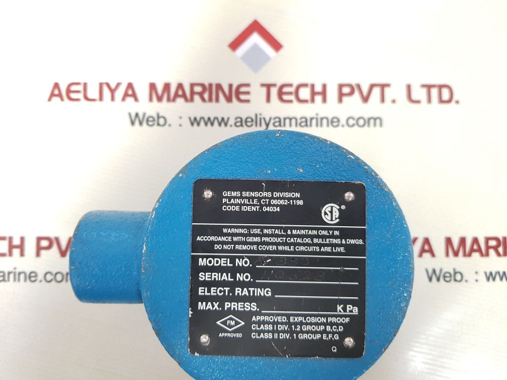 Gems sensors 811330 explosion proof sensor