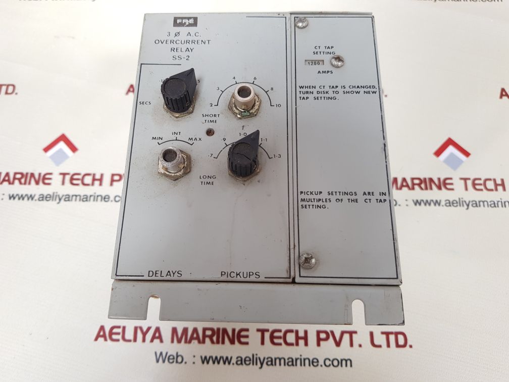 Fpe ss-2 overcurrent relay 1200 amps