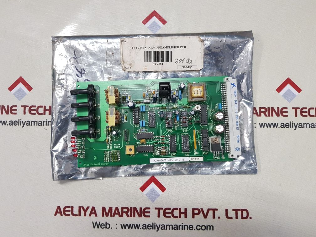 Vingtor 42-04-2452 Alarm Preamplifier Pcb Card