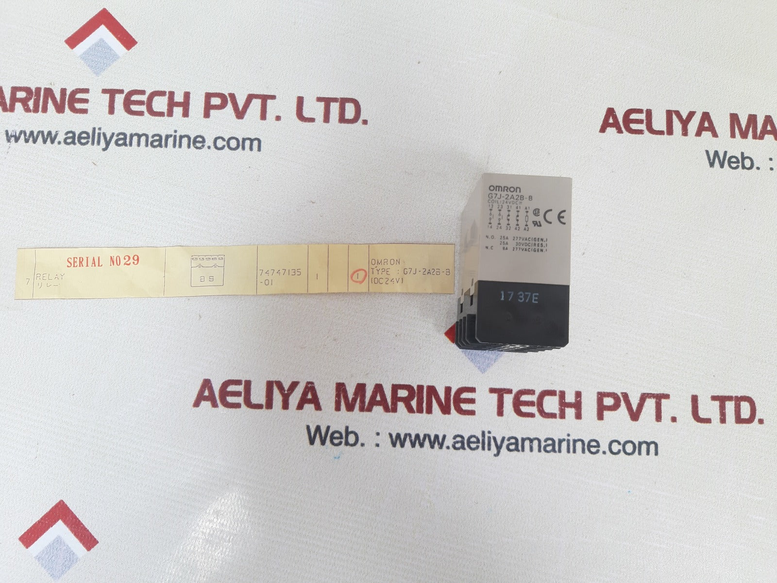 Omron G7J-2A2B-b Power Relay 24Vdc