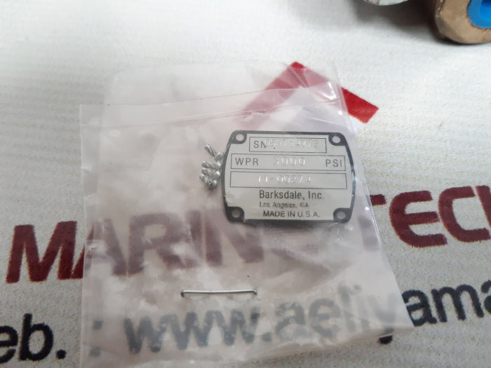 Barksdale 11-00274 valve wpr 3000 psi