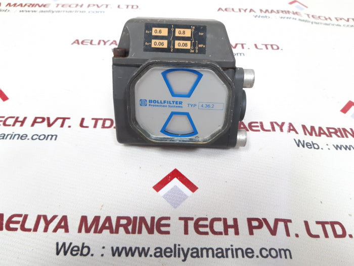 Bollfilter 4.36.2 diffrential pressure indicator 