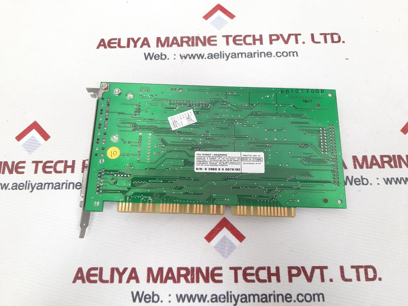 Creative technology ct2980 pcb card