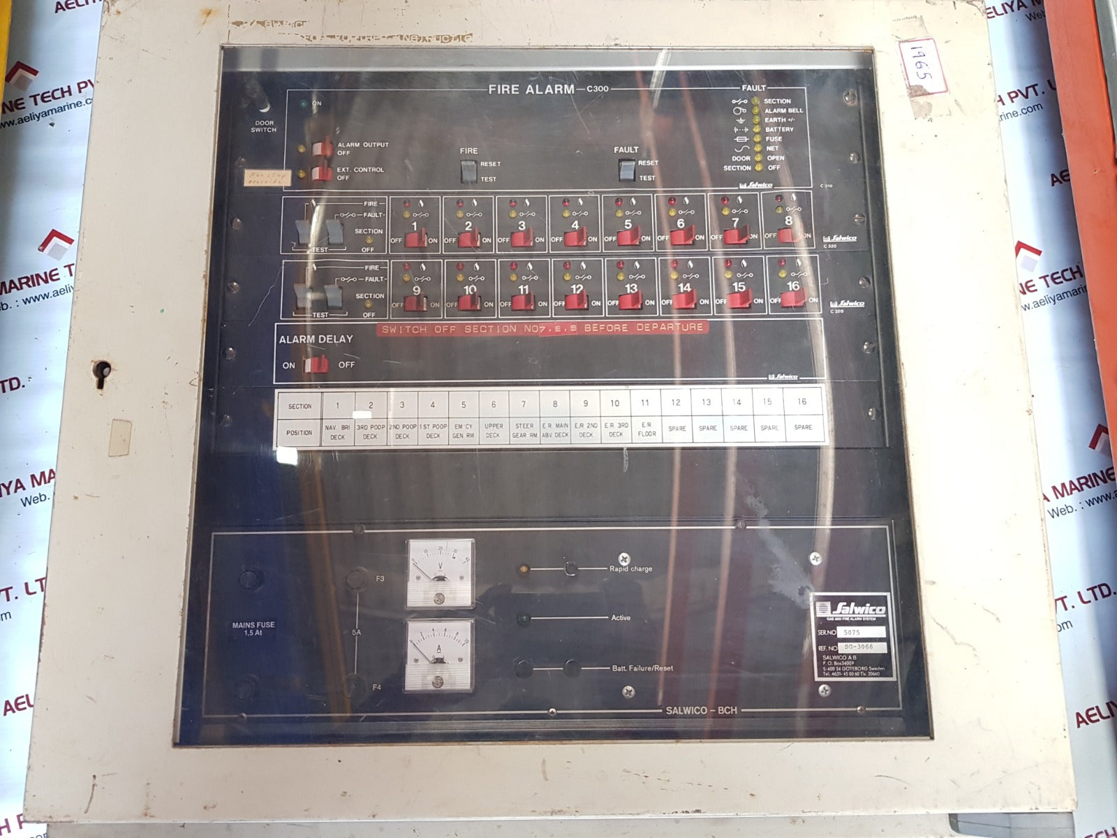 Salwico C300 Gas And Fire Alarm System Panel